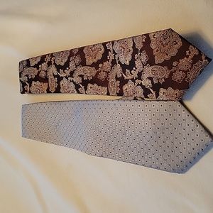 Mens ties.  100% silk  2 for $20